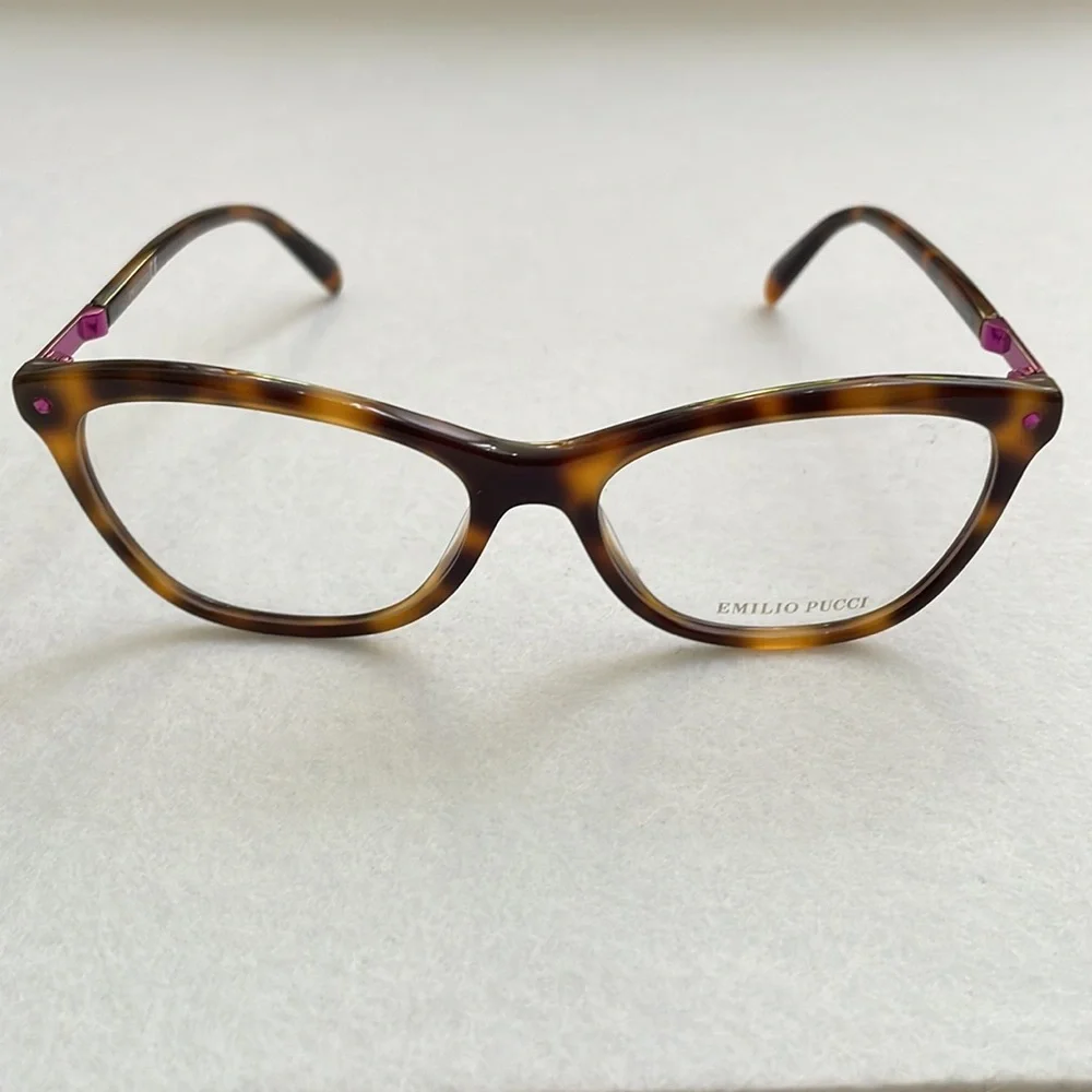 NEW Emilio Pucci Glasses with Case and Lena Cloth